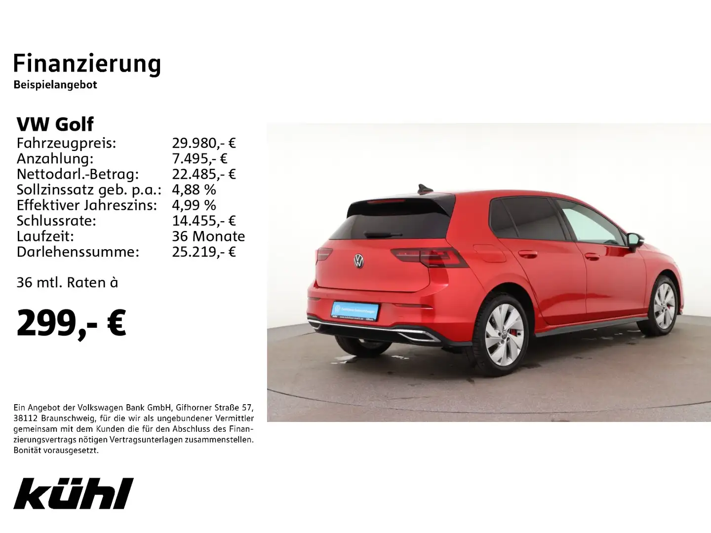 Volkswagen Golf GTE 8 VIII GTE 1.4 TSI DSG IQ.Light Kamera App Piros - 2