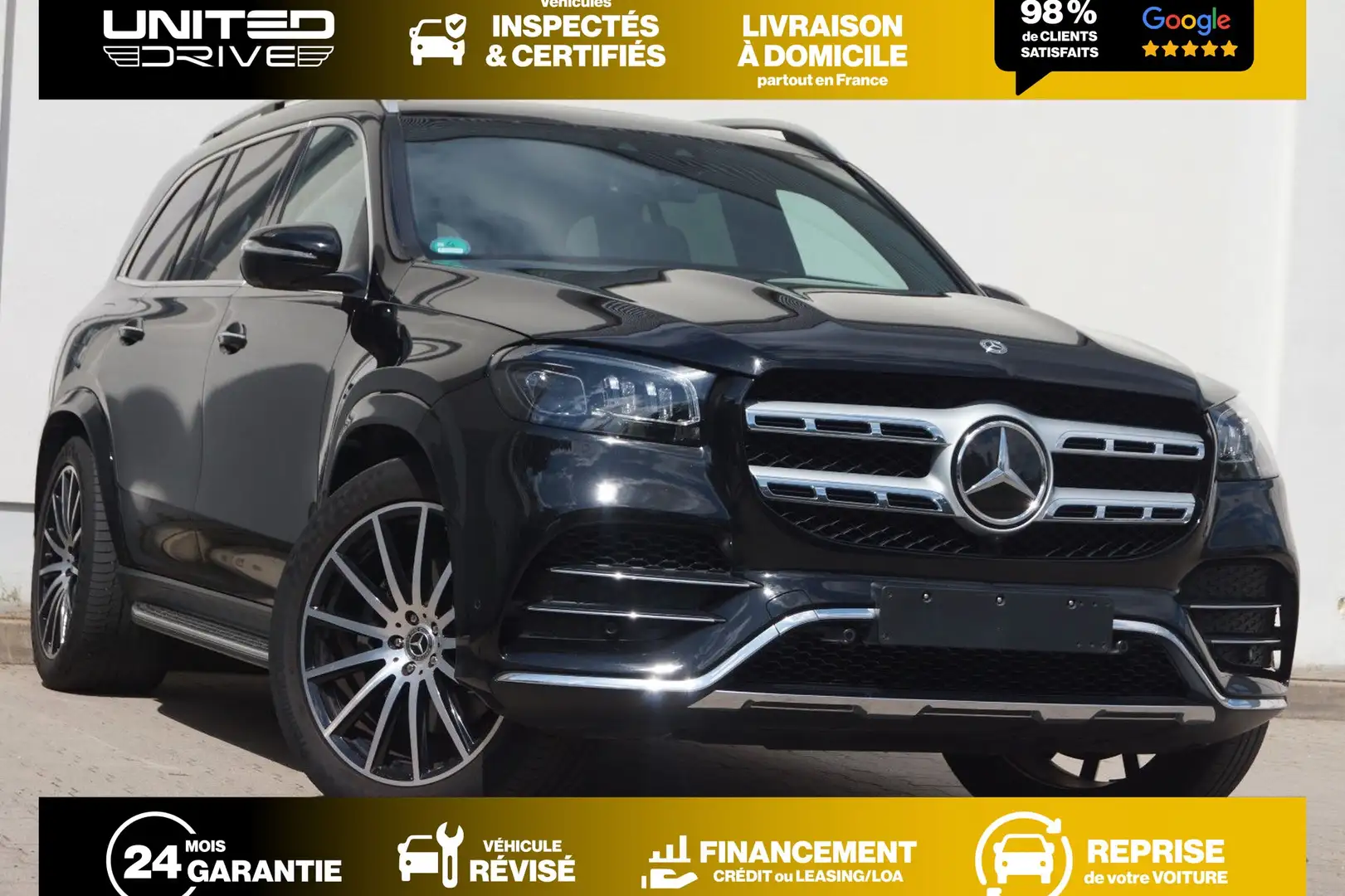 Mercedes-Benz GLS 350 4Matic AMG 286ch 7pl Noir - 1