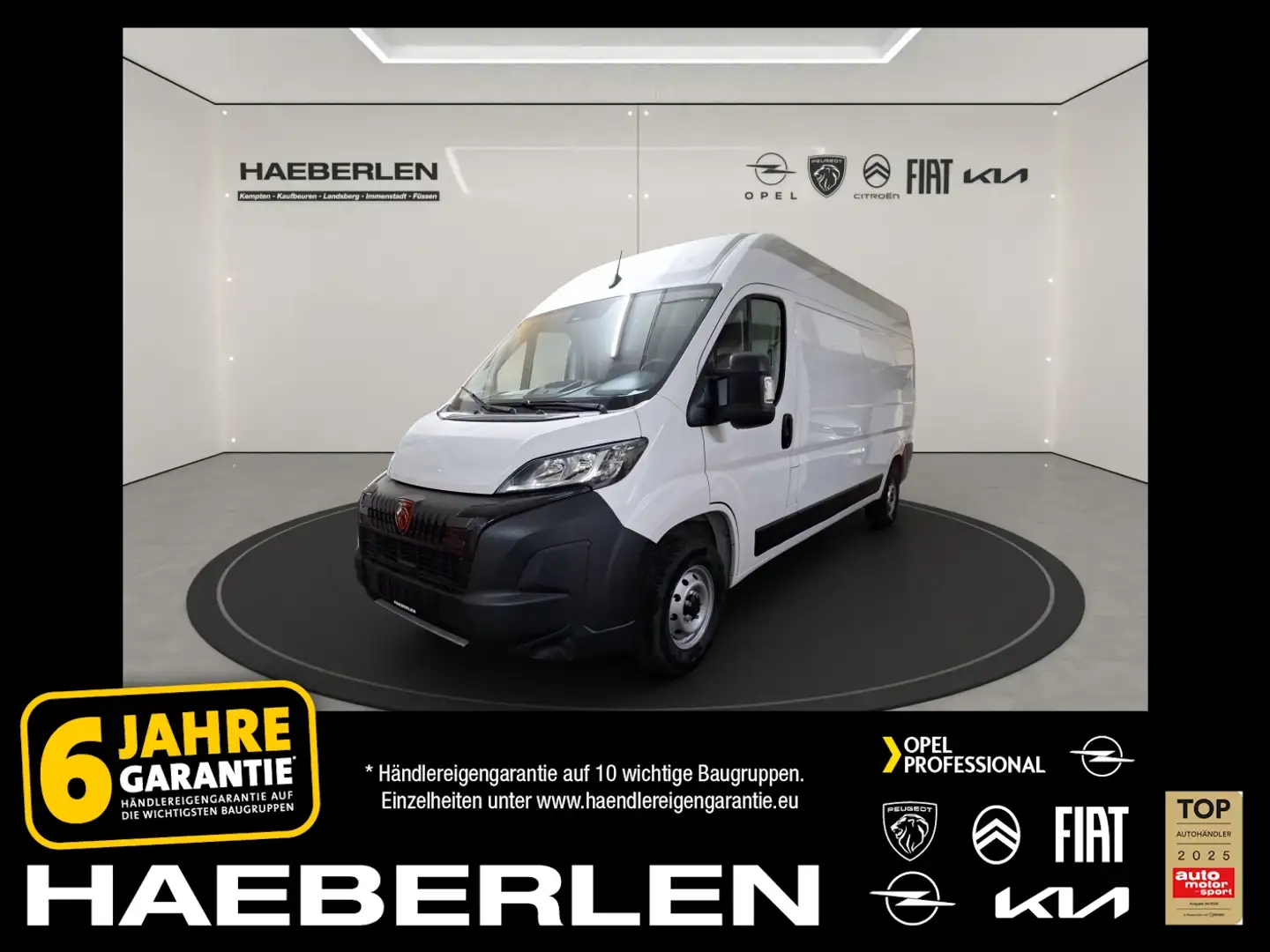 Peugeot Boxer 333 L3H2 Allwetter+Navi Weiß - 1