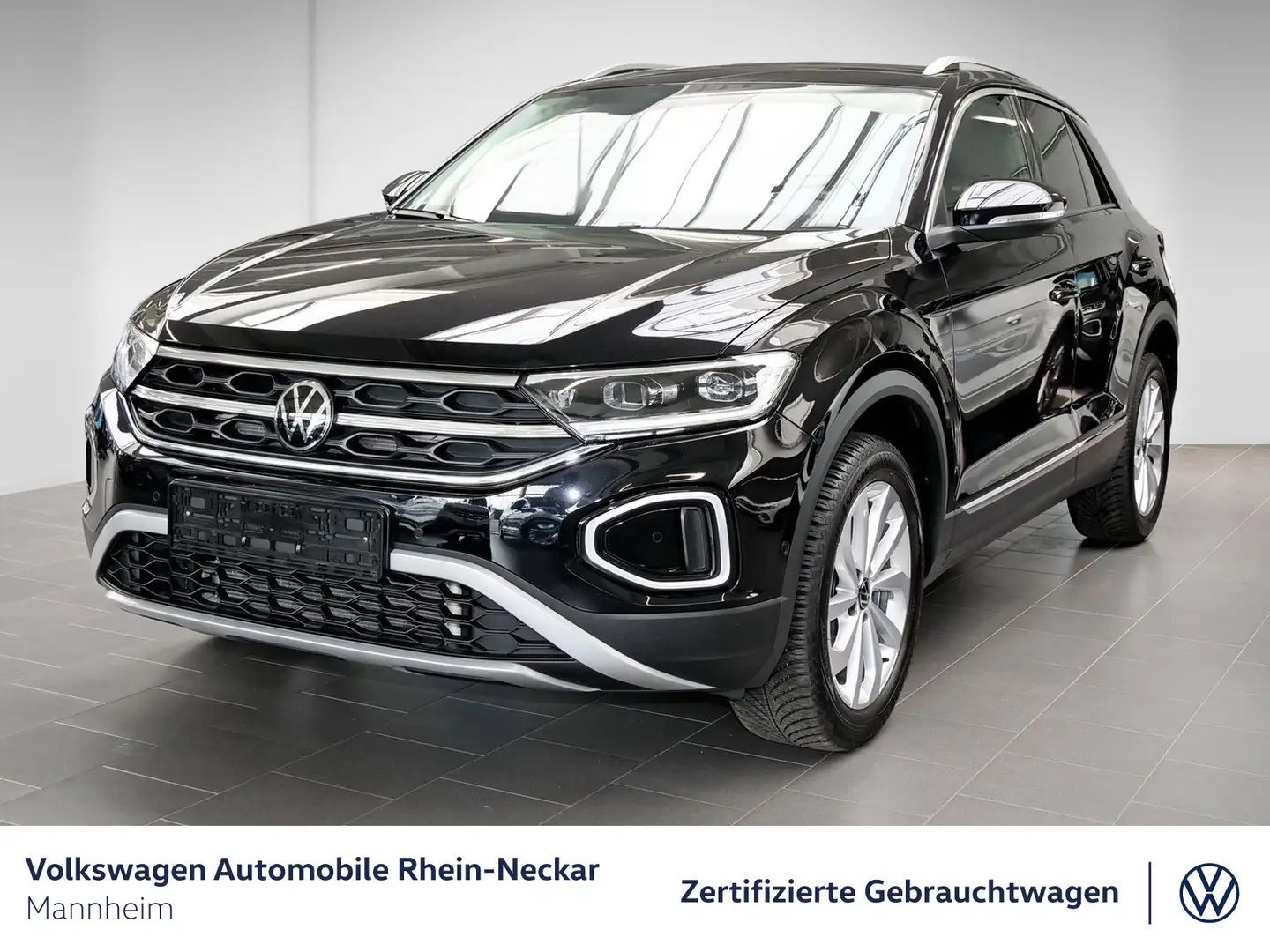 Volkswagen T-Roc 1.5 TSI Style DSG Navi AHK LED uvm Schwarz - 2