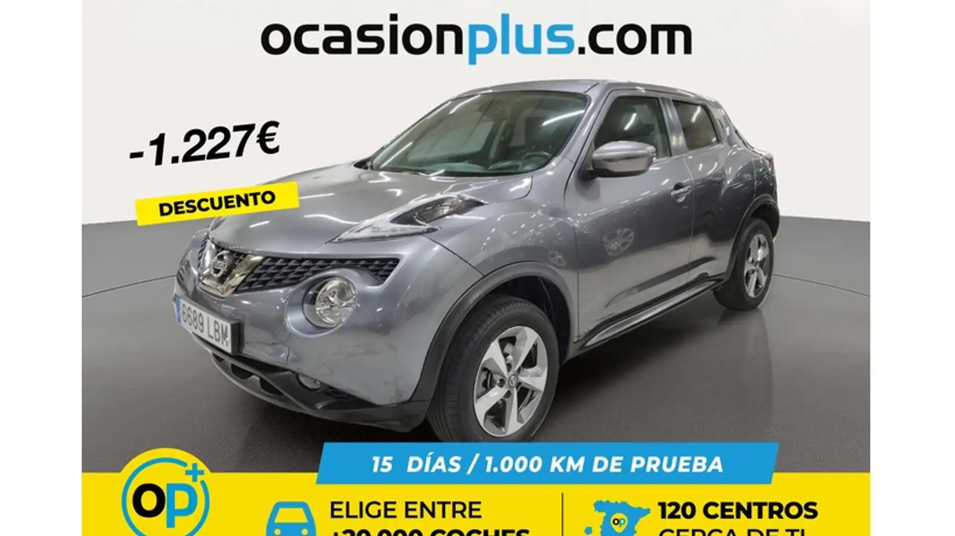 Nissan Juke 1.6 N-Connecta 4x2 112 Gris - 1