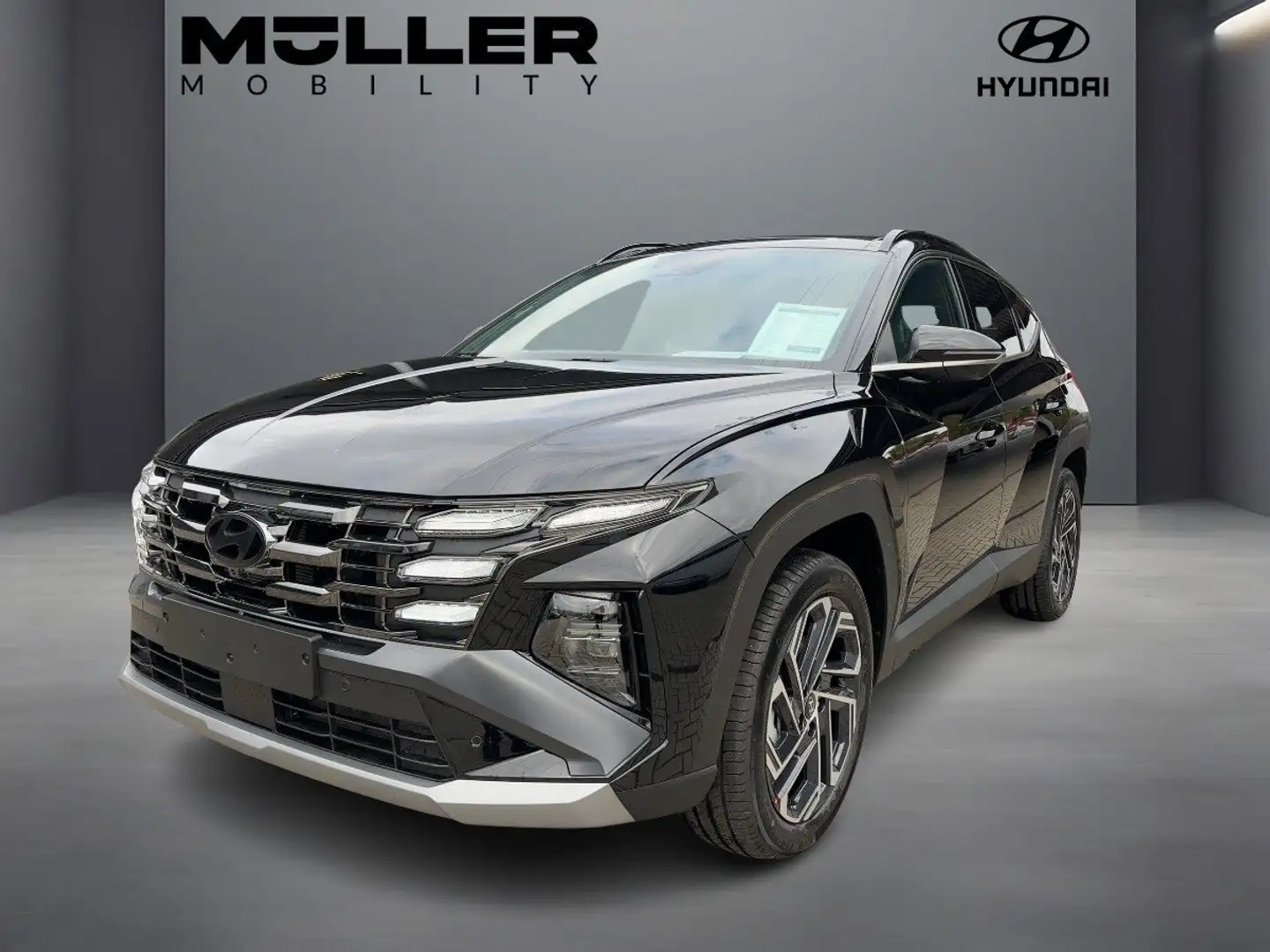 Hyundai TUCSON 1.6 T-GDI Prime HUD|S-Dach|TWA|Pano Zwart - 1