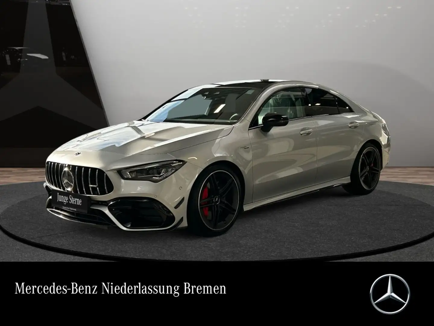 Mercedes-Benz CLA 45 AMG CLA 45 S 4M DRIVERS+PANO+360°+MULTIBEAM+BURMESTER Argent - 1