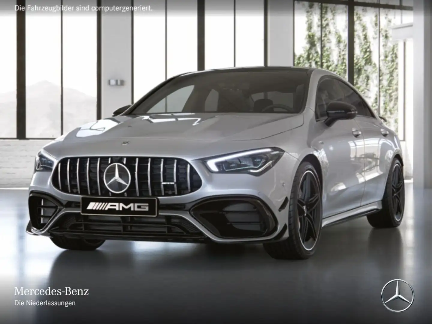 Mercedes-Benz CLA 45 AMG CLA 45 S 4M DRIVERS+PANO+360°+MULTIBEAM+BURMESTER Silber - 2