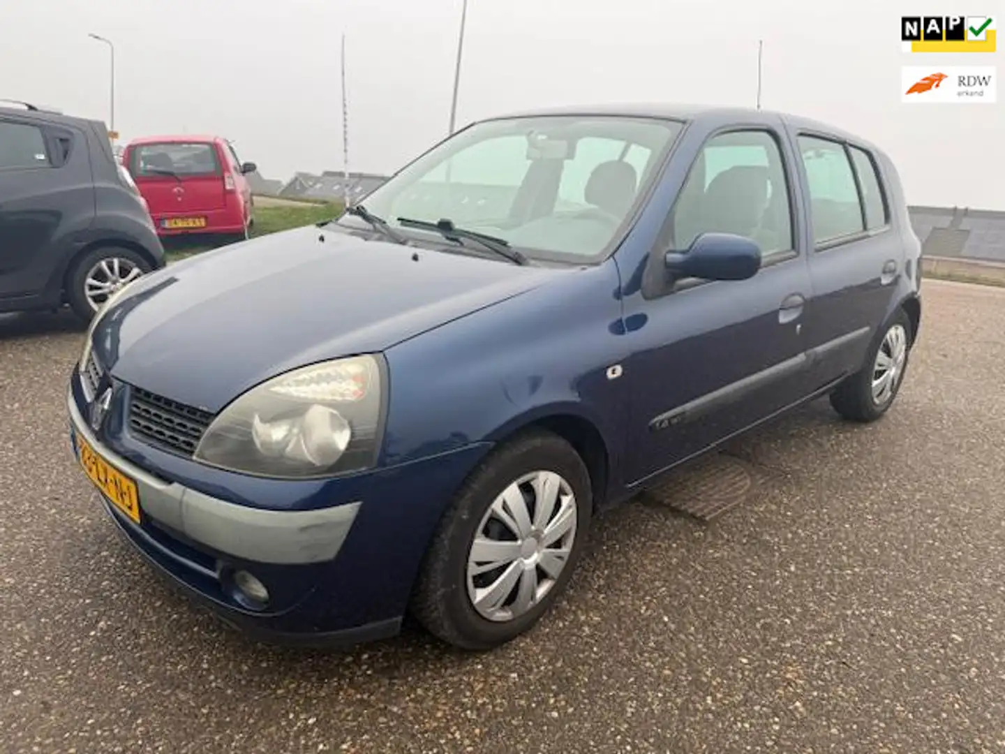 Renault Clio 1.4-16V Privilège Automaat Airco Cruise-control NA Blauw - 1
