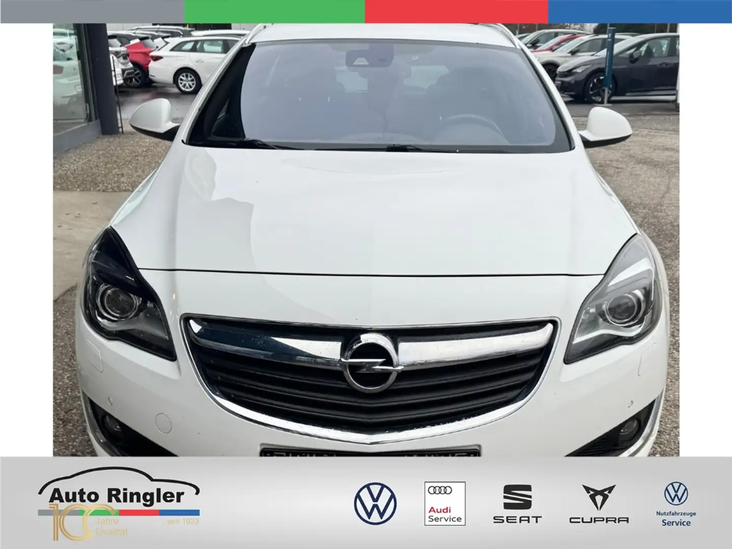 Opel Insignia 2.0 BiTurbo CDTI Innovation 4x4+LEDER+XENON Sportp Blanc - 1