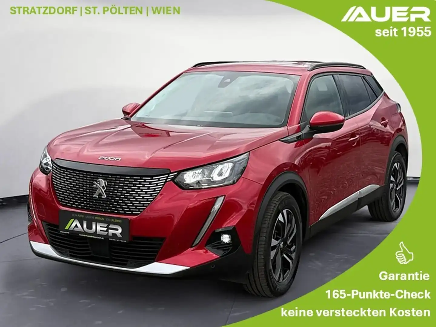 Peugeot 2008 1,5 BlueHDi Allure | AHK | Sitzhzg | Navi Rot - 1