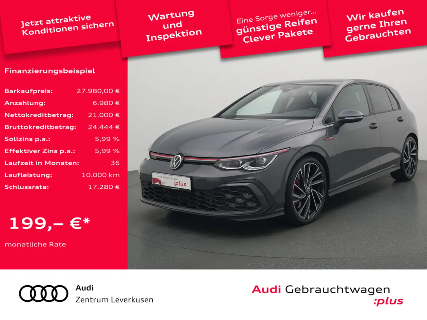 Volkswagen Golf VIII VIRT APP KAM MATRIX ACC SHZ PDC H/K Schwarz - 1