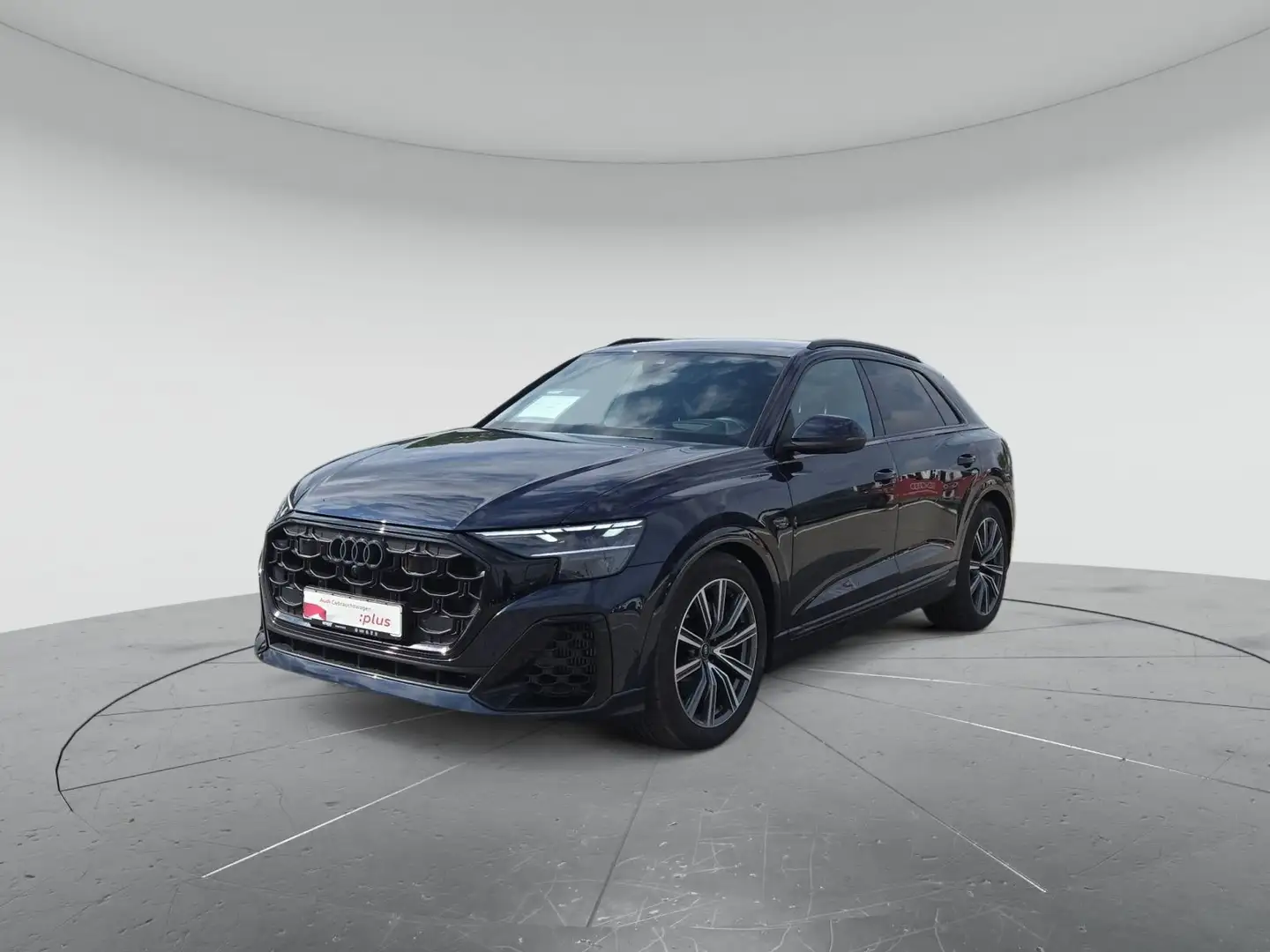 Audi Q8 S line 55 TFSI MATRIX/360°KAM/LUFT/AHK/HUD/ST Blau - 2