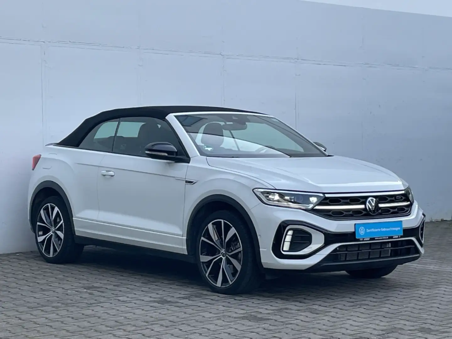 Volkswagen T-Roc Cabriolet 1.5TSI DSG R-Line ACC/Matrix/Navi/Keyles Weiß - 2
