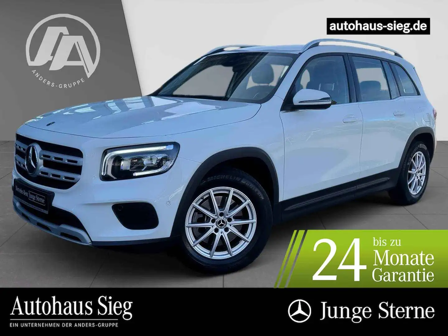 Mercedes-Benz GLB 200 d 4M Style+MBUX+SHZ+LED+Kamera+AHK+Apple Weiß - 1