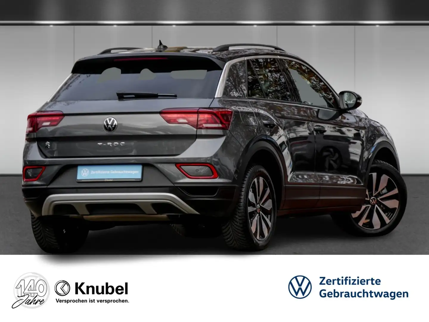 Volkswagen T-Roc GOAL 2.0 TDI DSG LED+ Navi AHK TravelAss. Grau - 2