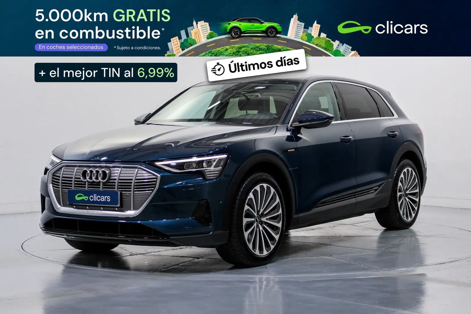 Audi e-tron 50 quattro Azul - 1