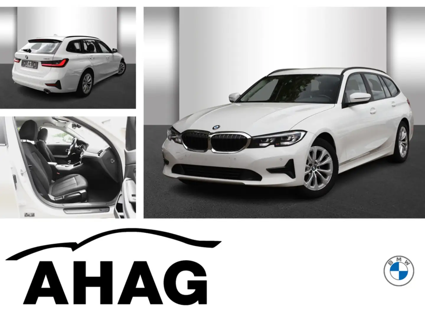 BMW 318 i Touring Auto Aut. Klimaaut. PDC Weiß - 1