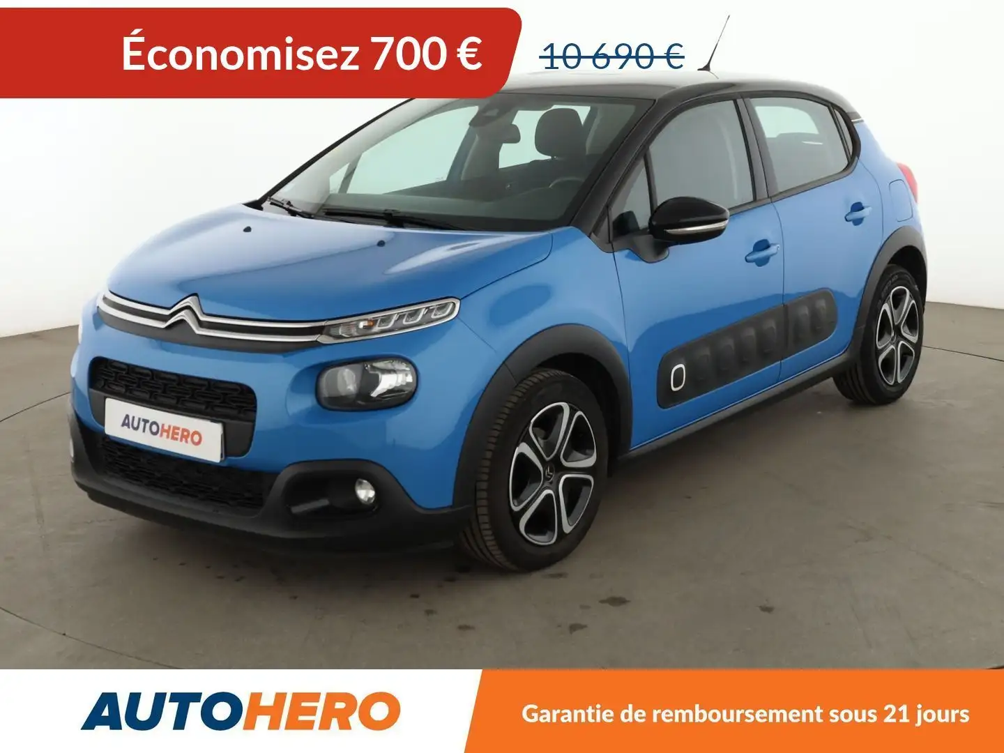 Citroen C3 1.6 Blue-HDi Shine Bleu - 1