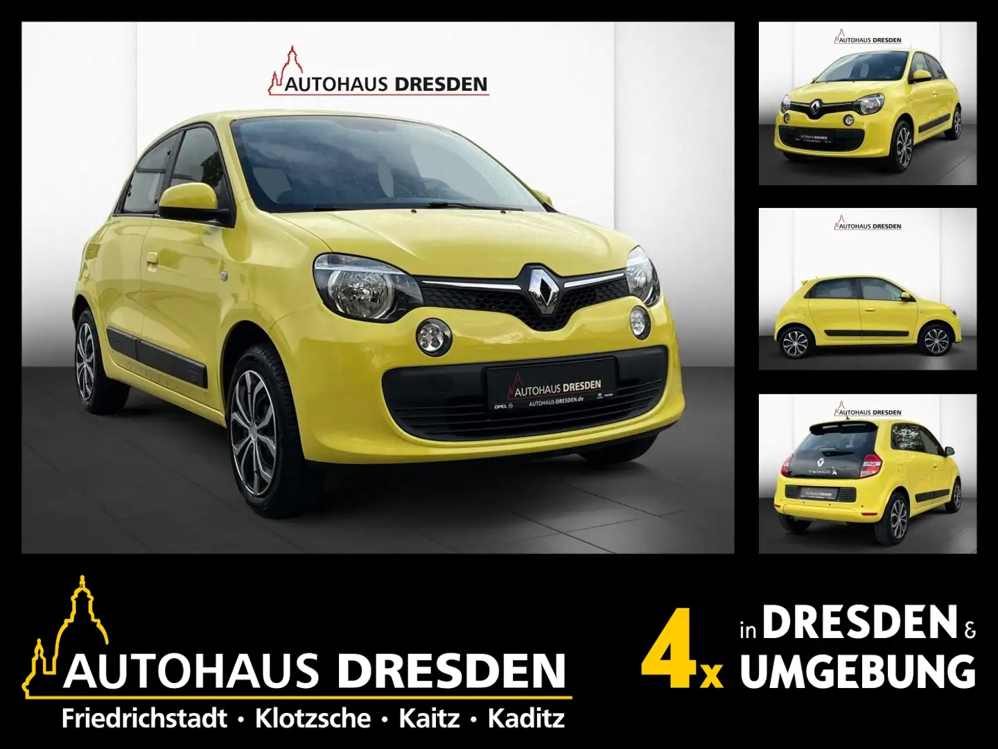 Renault Twingo 1.0 SCe 70 Expression Jaune - 1