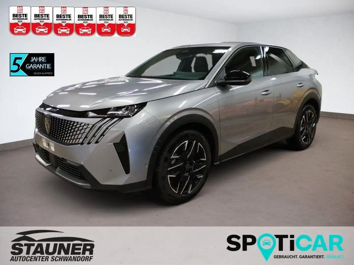 Peugeot 3008 NEUER 3008 Allure Hybrid e-DSC6 *SHZ*10"TOUCH* Silber - 1