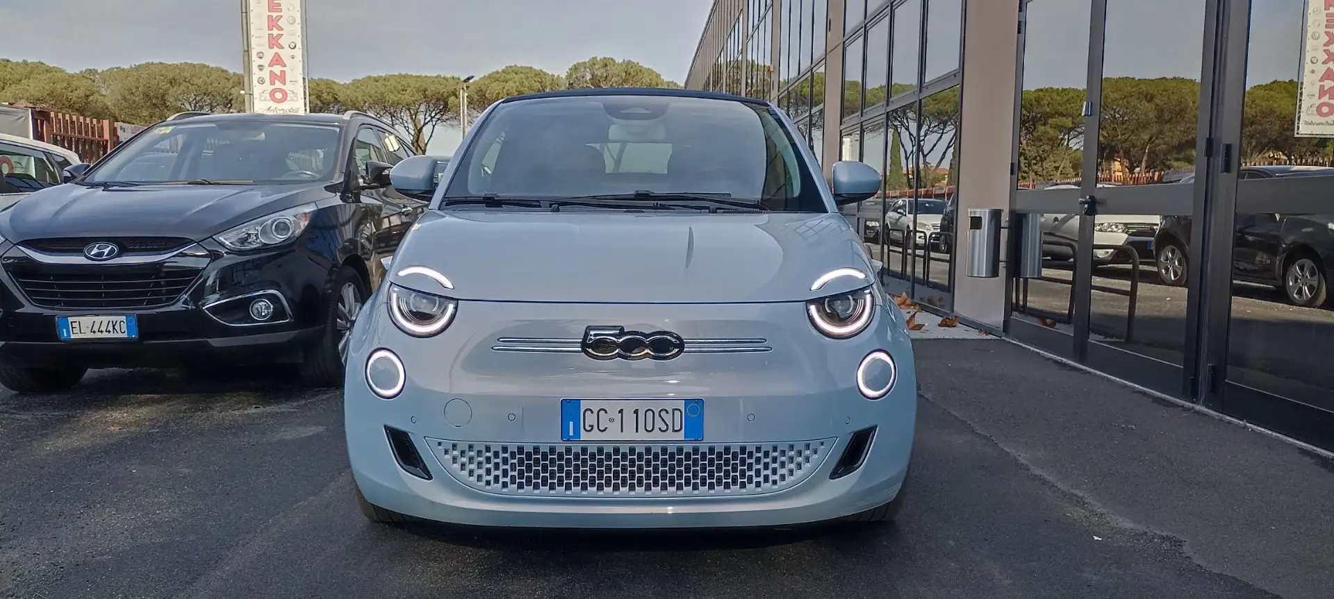 Fiat 500e 42 kWh 118 cv Elettrica La Prima Cabrio Blau - 1