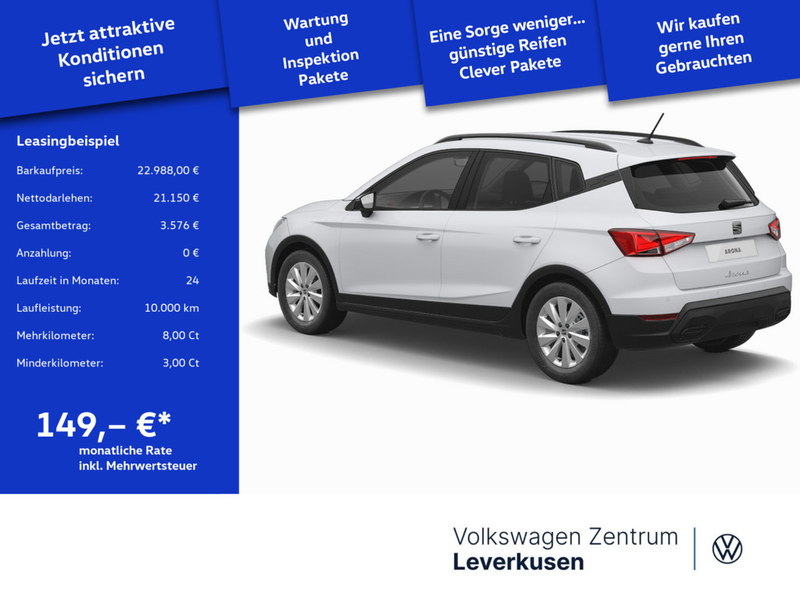 SEAT Arona 1.0 TSI Style LED KAM KEYLESS ACC PDC — photo 2