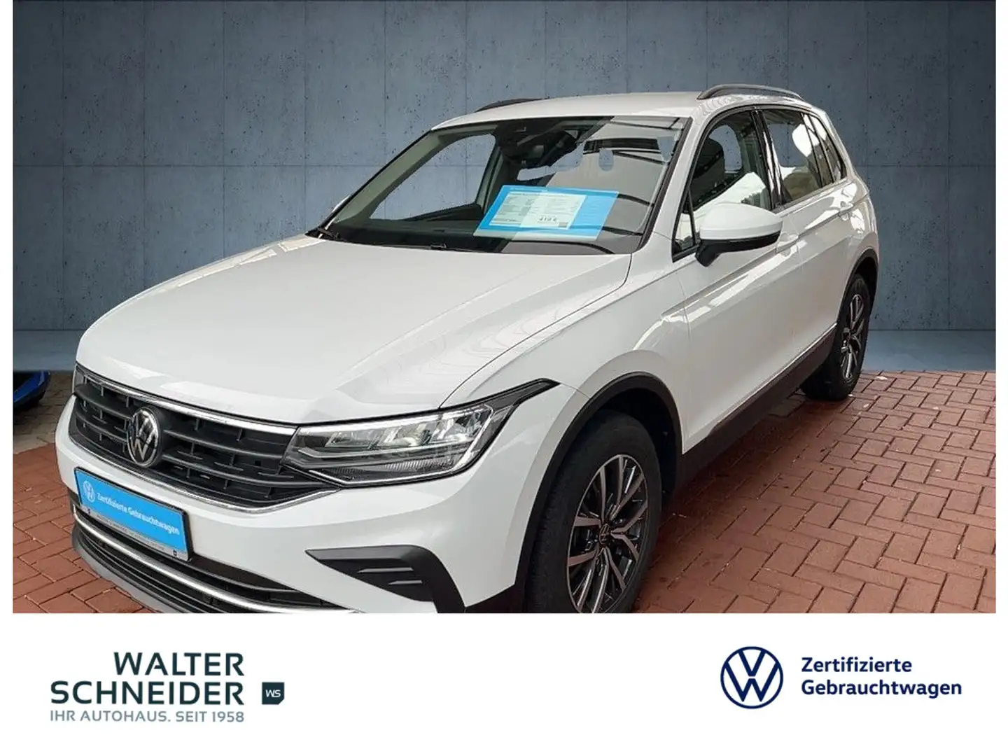 Volkswagen Tiguan 2.0 TDI DSG Life Navi LED AHK ACC Белый - 1