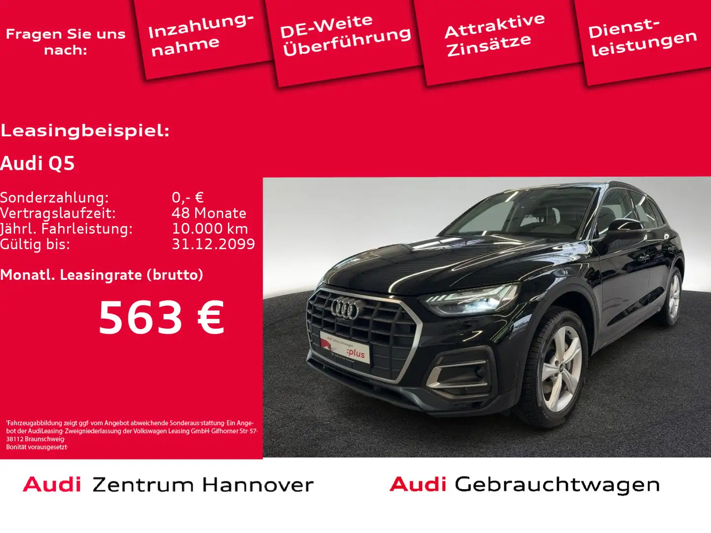 Audi Q5 50 TFSIe quattro Pano Matrix Kamera ACC virtu Nero - 2