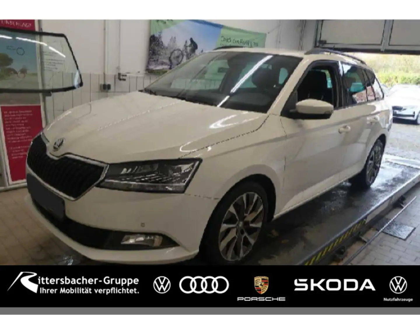Skoda Fabia Combi Best Of 1.0 TSI DSG Navi PDC Sitzhzg Weiß - 1
