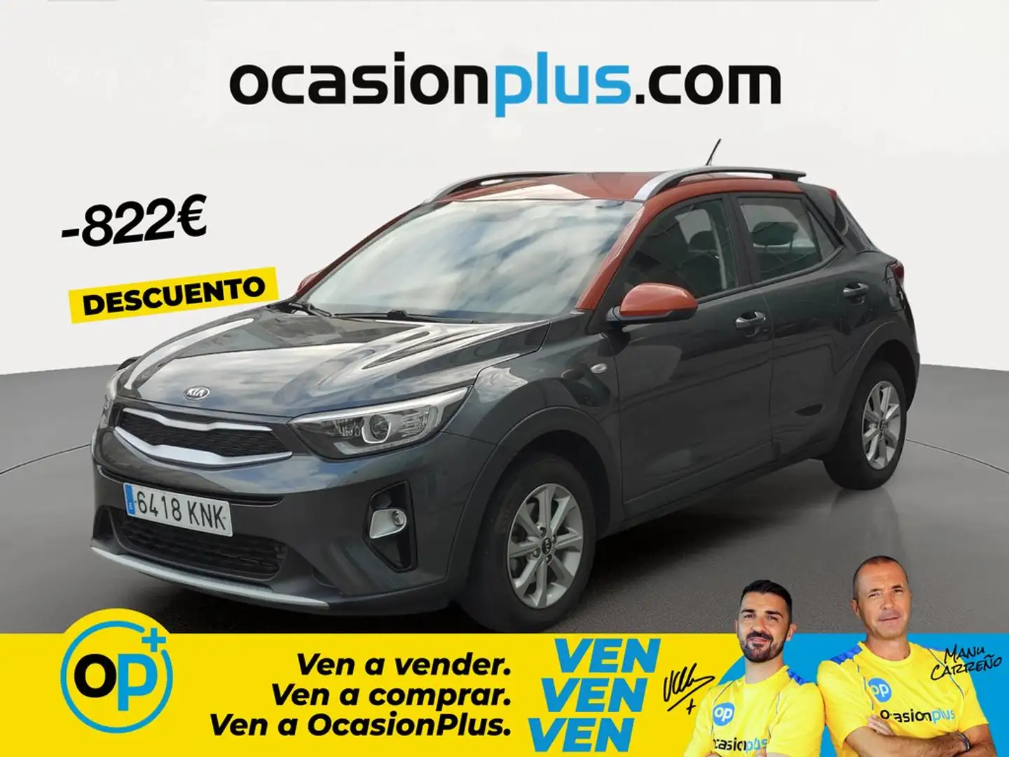 Kia Stonic 1.2 CVVT Eco-Dynamic Concept 84 Gris - 1