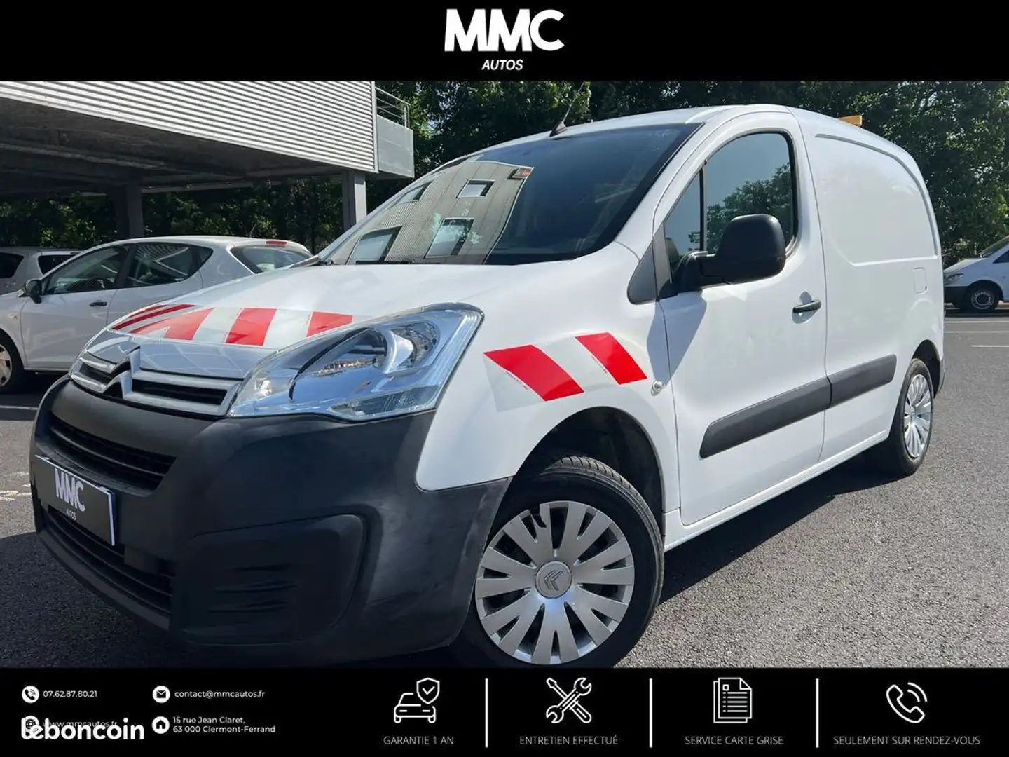 Citroen Berlingo Citroën M 1,6 95 Business TVA Récupérable Blanc - 1
