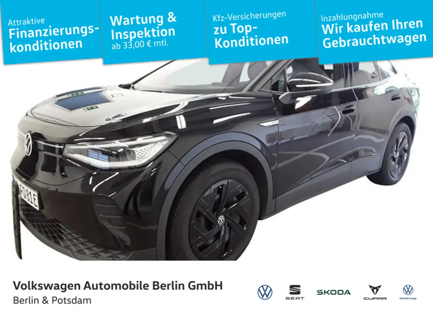 Volkswagen ID.4 Pro mit Infotainmentpaket 4Motion Noir - 1