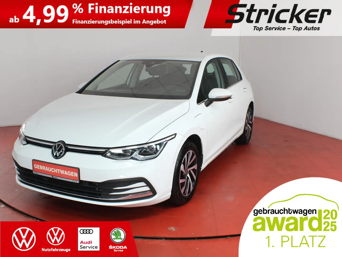 Volkswagen Golf Style 1.4TSI eHybrid 249,-ohne Anzahlung Navi ACC Weiß - 1