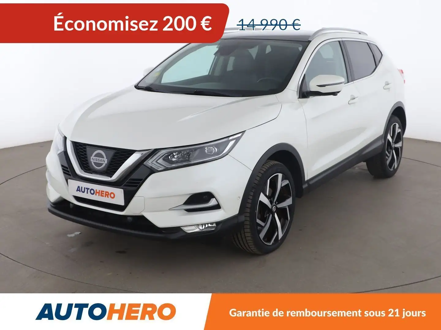 Nissan Qashqai 1.5 dCi Tekna Blanc - 1