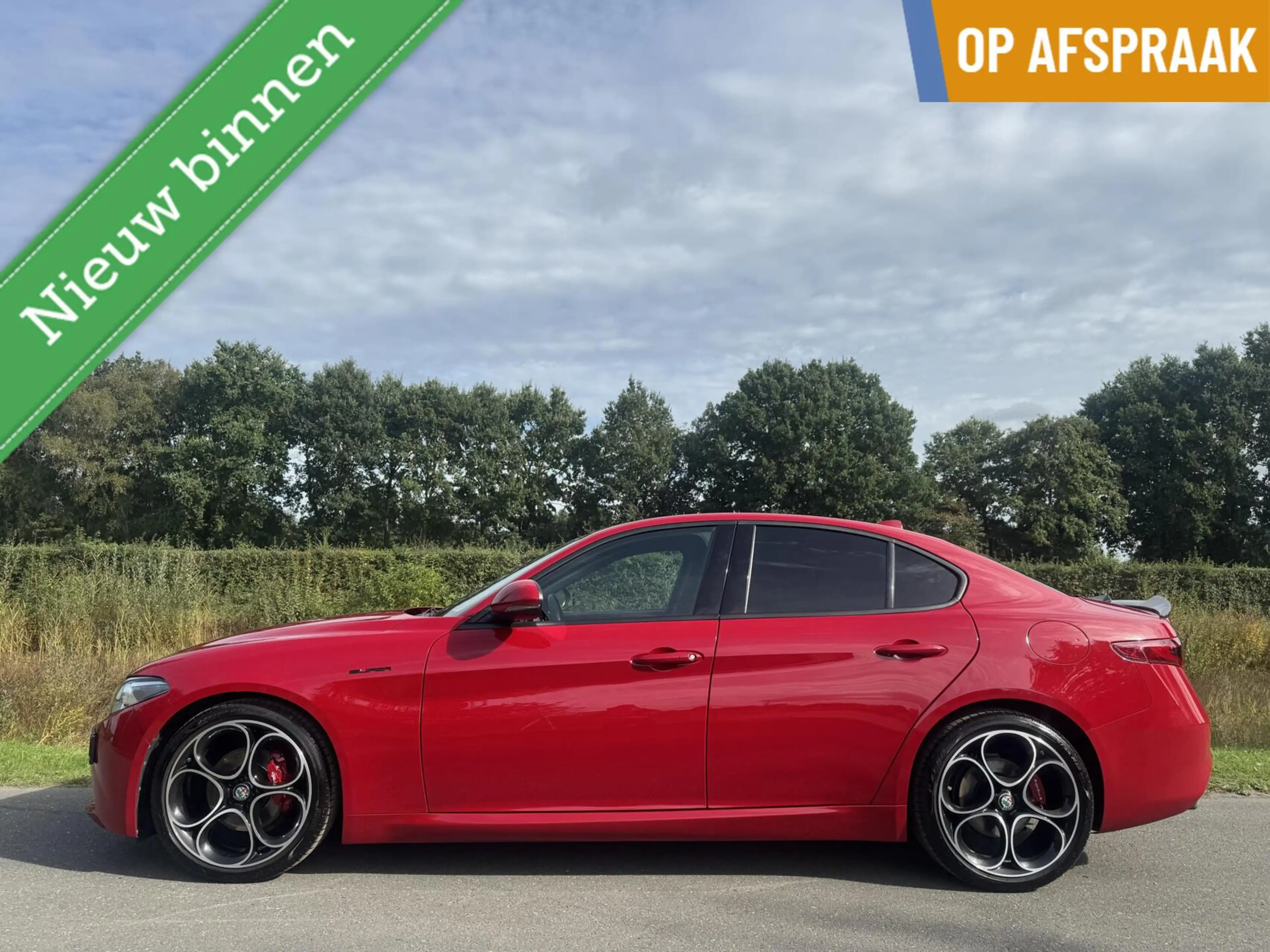 Alfa Romeo Giulia 2.2jtdm, 91dkm, 240pk, 19 inch, flippers