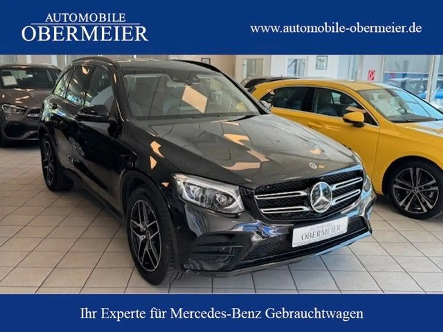 Mercedes-Benz GLC 350 d 4M AMG/Night Distr+ TWA AHK LED Standh. Černá - 1