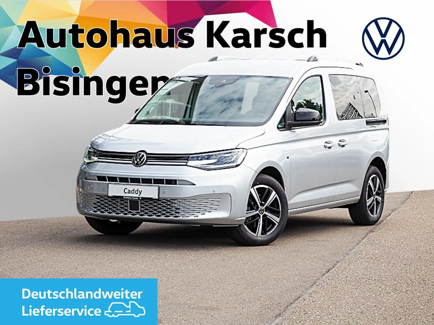 Volkswagen Caddy Life GOAL 1.5 TSI EU6 5-Sitzer Bluetooth LED Silber - 1