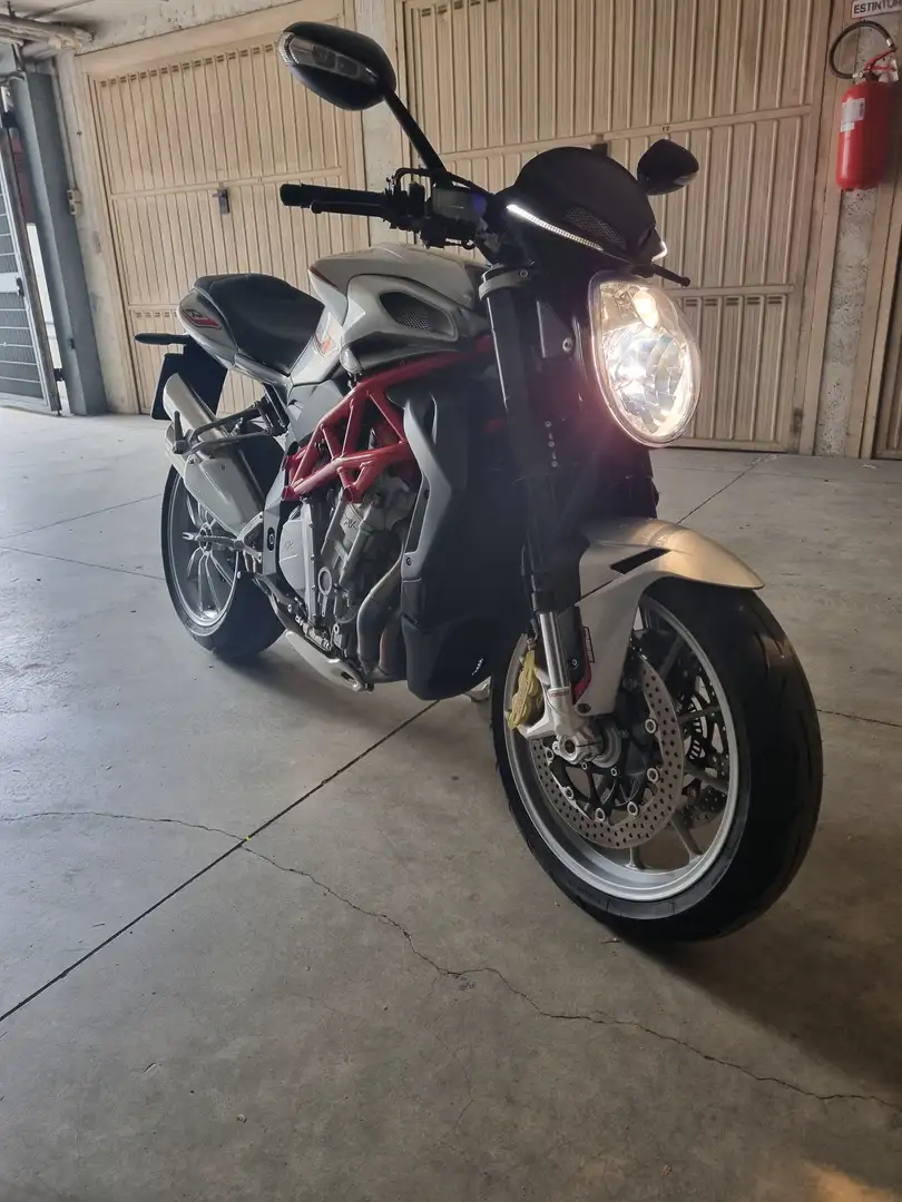 MV Agusta Brutale 1090 R ABS Argent - 1