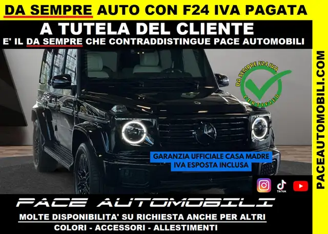 Mercedes-Benz G 450 D AMG PREMIUM NIGHT PACK TETTO KAMERA PDC PELLE