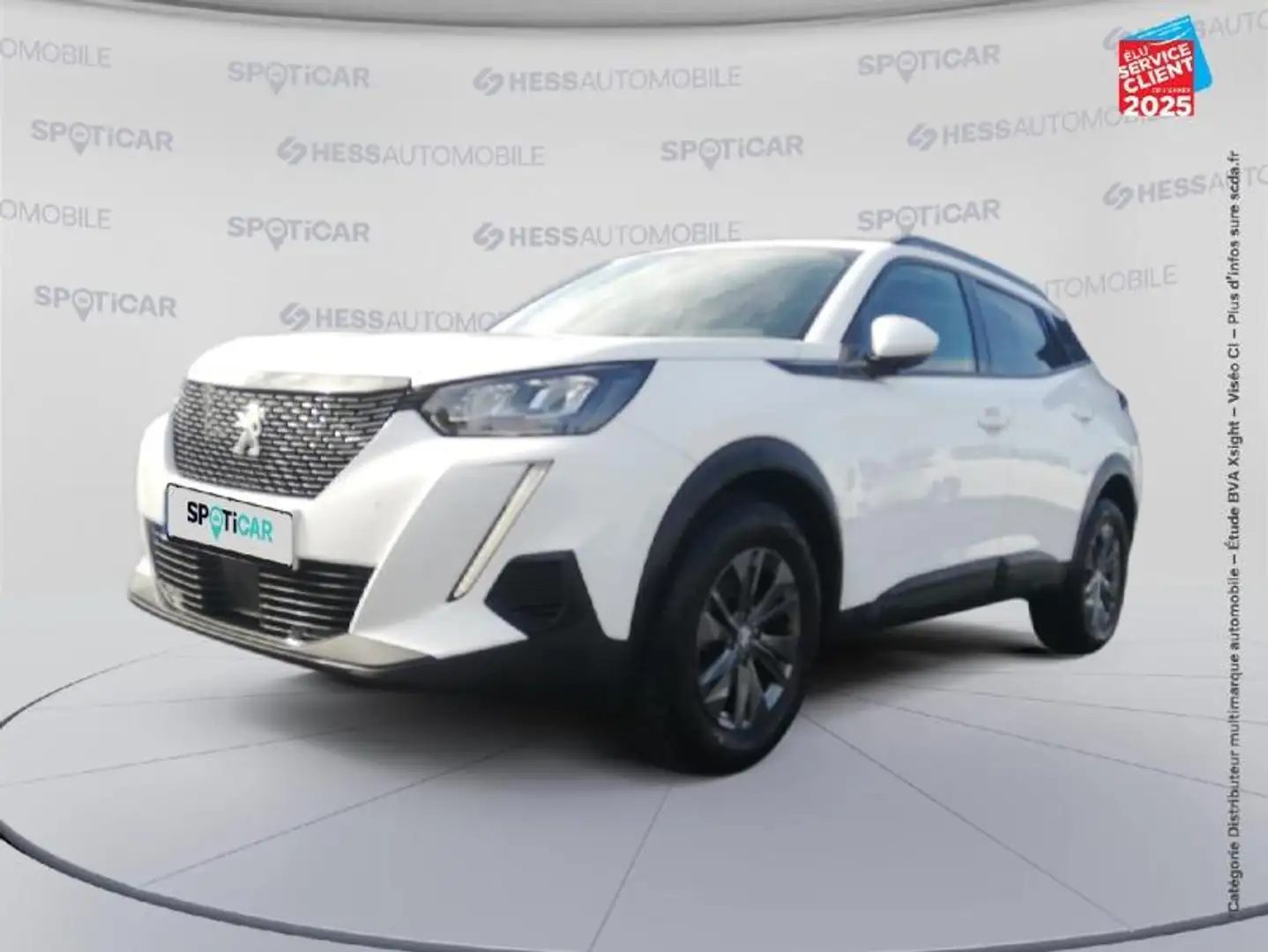 Peugeot 2008 1.2 PureTech 100ch S/S Style GPS Weiß - 1