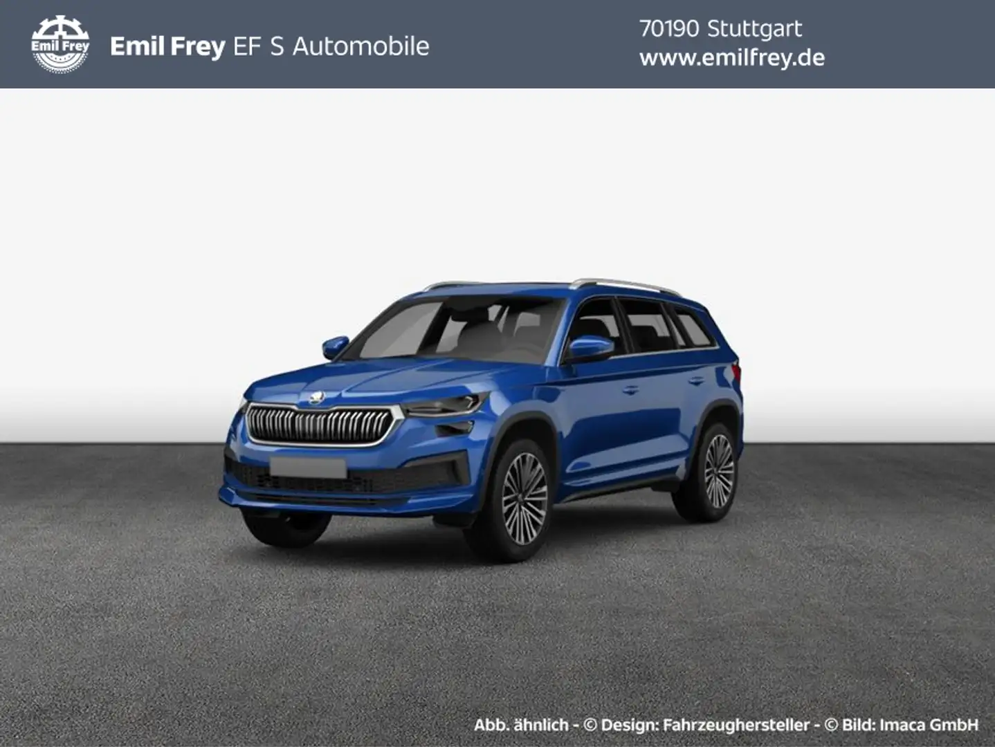 Skoda Kodiaq 2.0 TDI 4x4 DSG Style AHK Navi Blau - 1