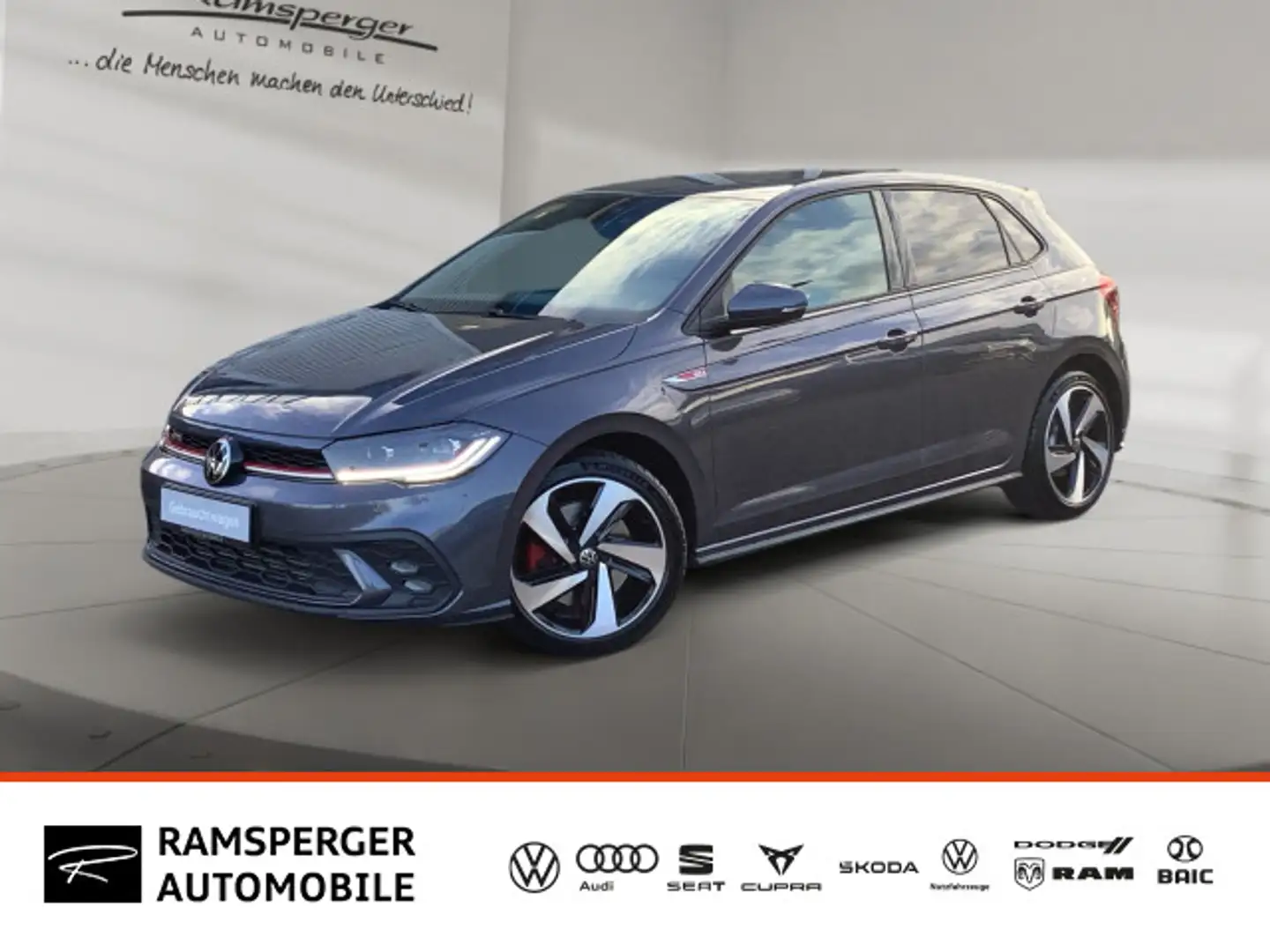 Volkswagen Polo 2.0 TSI DSG GTI ACC Matrix Climatronic SHZ Grau - 1