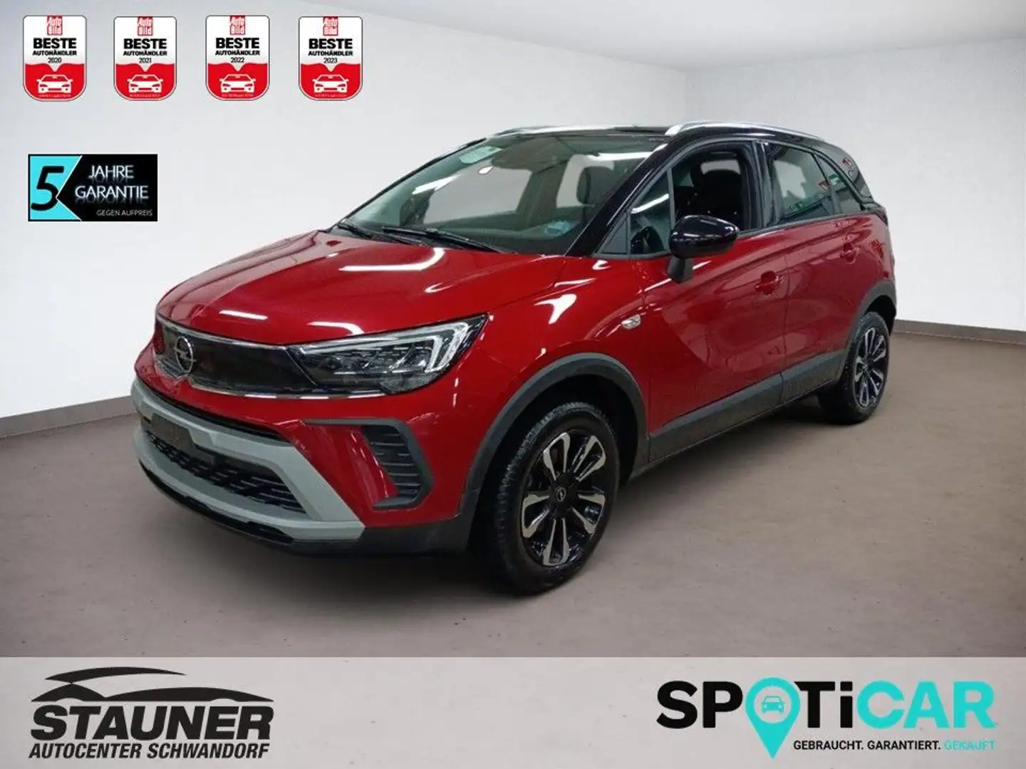 Opel Crossland X CROSSLAND ELEGANCE 130 PS AT6 S/S *PANO*AHK* Rot - 1