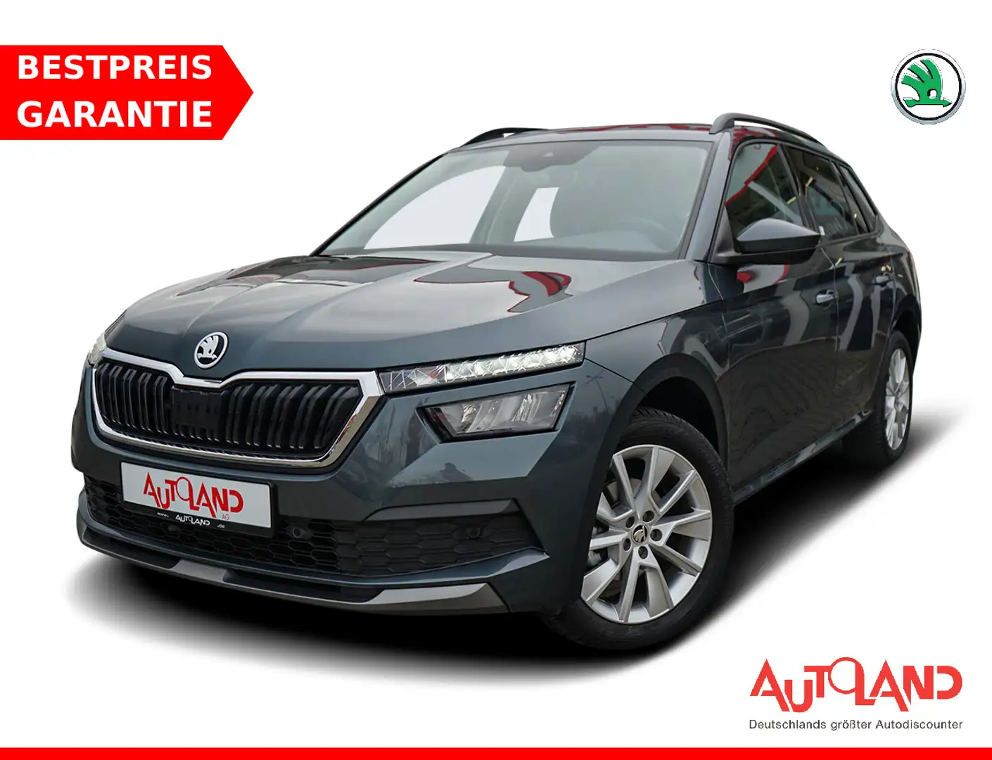Skoda Kamiq 1.0 Ambition Plus LED ACC SmartLink AHK Gris - 1