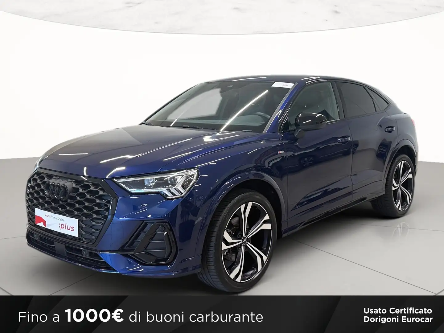 Audi Q3 sportback 35 2.0 tdi s line edition s-tronic Blau - 1