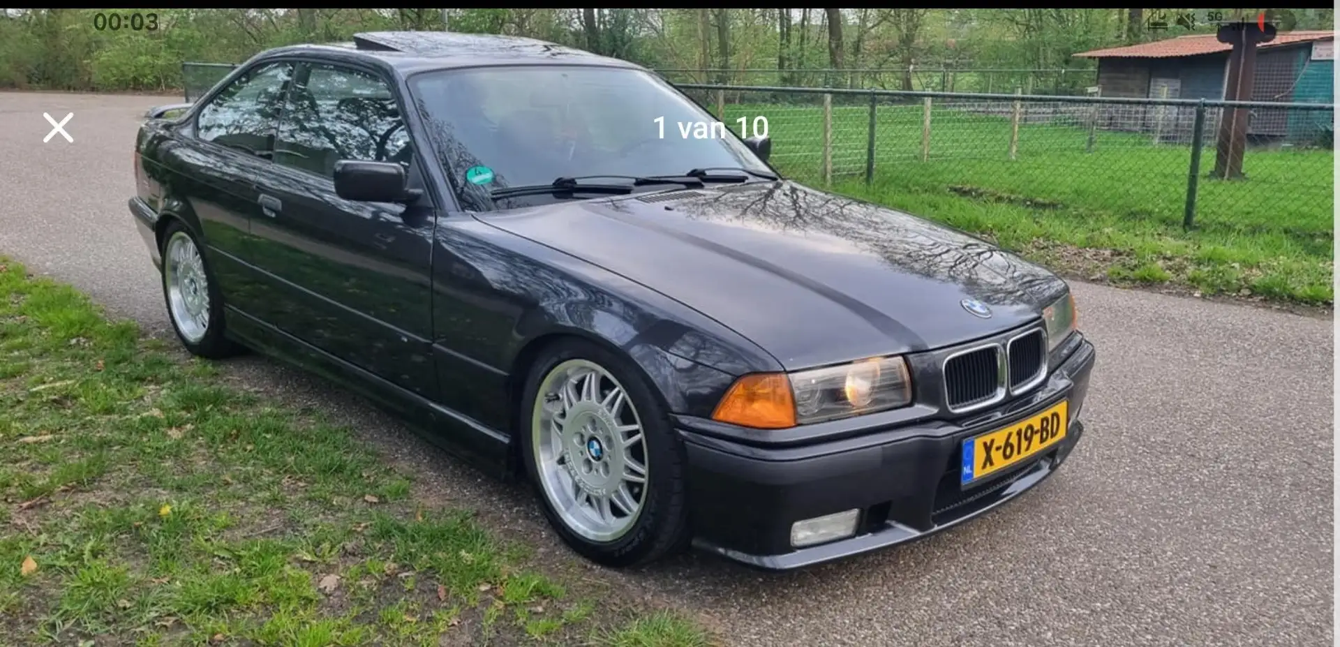 BMW 325 M50b25 Non Vanos Zwart - 1