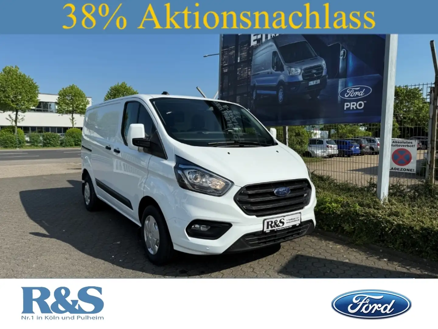 Ford Transit Custom Kasten 280 L1 Trend Tempomat+Ladera Weiß - 1