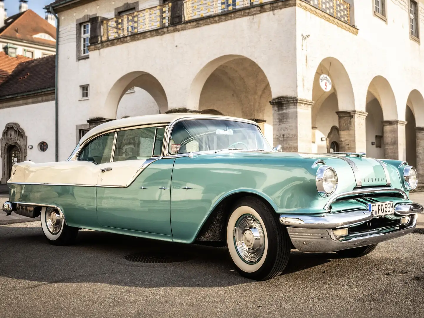 Pontiac Catalina Safari 1955 Star Chief Coupe Weiß - 2