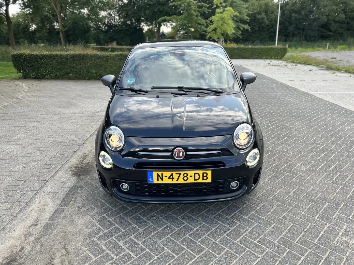 Fiat 500 1.0 Hybrid Sport Pano Cruise Pdc App Nap Negro - 2