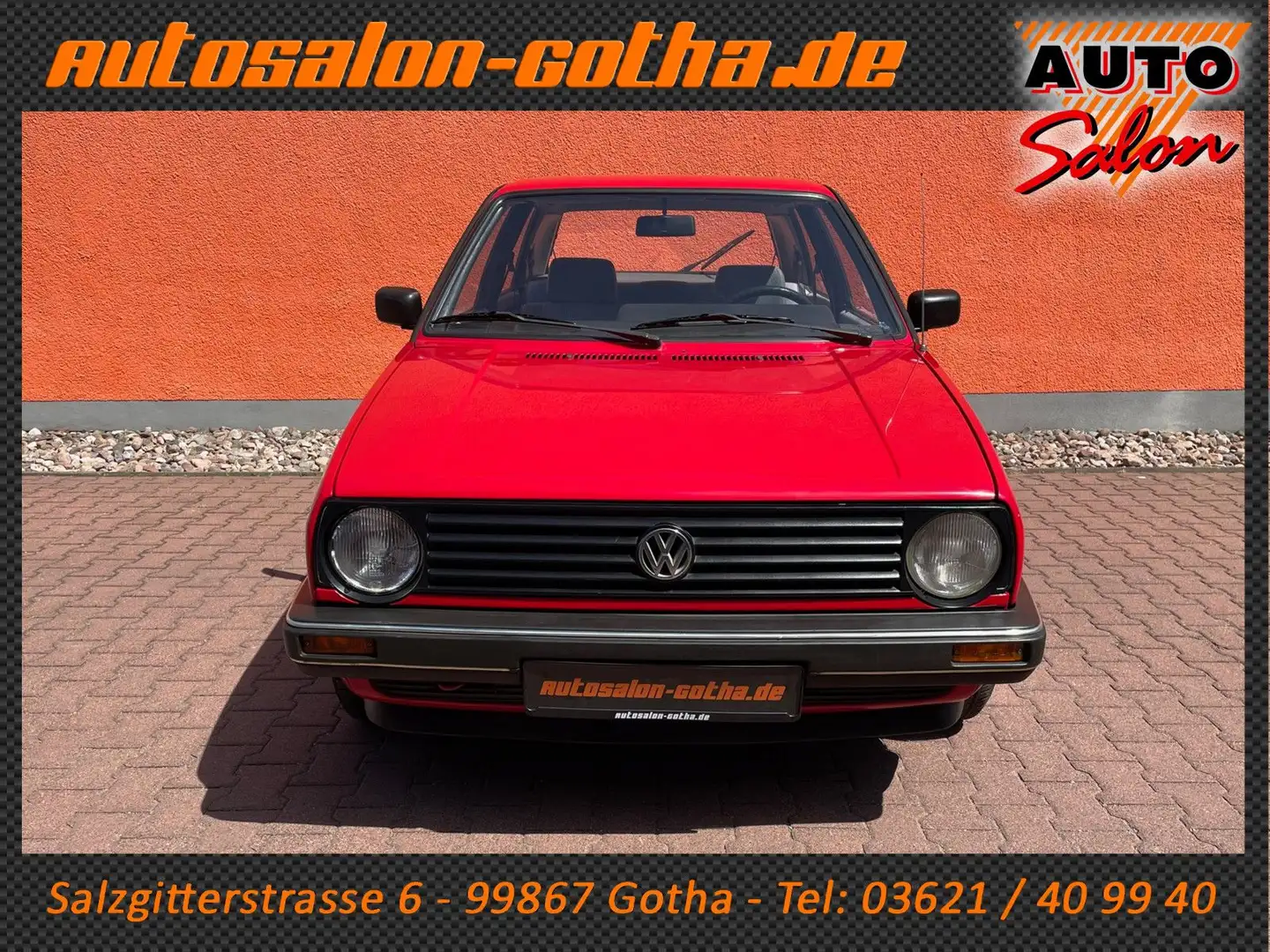 Volkswagen Golf II 1.6 GL Tornadorot - Original - Oldtimer Rouge - 2