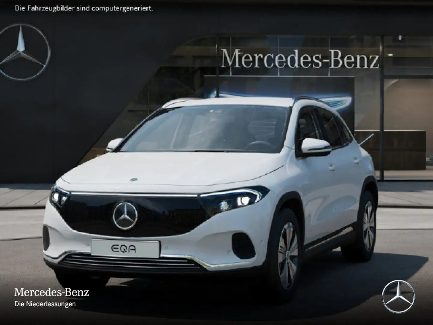 Mercedes-Benz EQA 350 4M PROG+ADVANCED+AHK+KAMERA+SPUR Weiß - 2