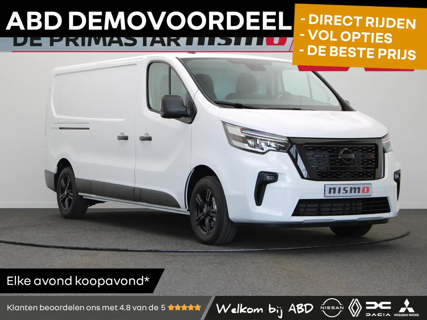 Nissan Primastar 2.0 dCi L2H1 Nismo | 2500KG Trekgewicht | Achterui Blanc - 1
