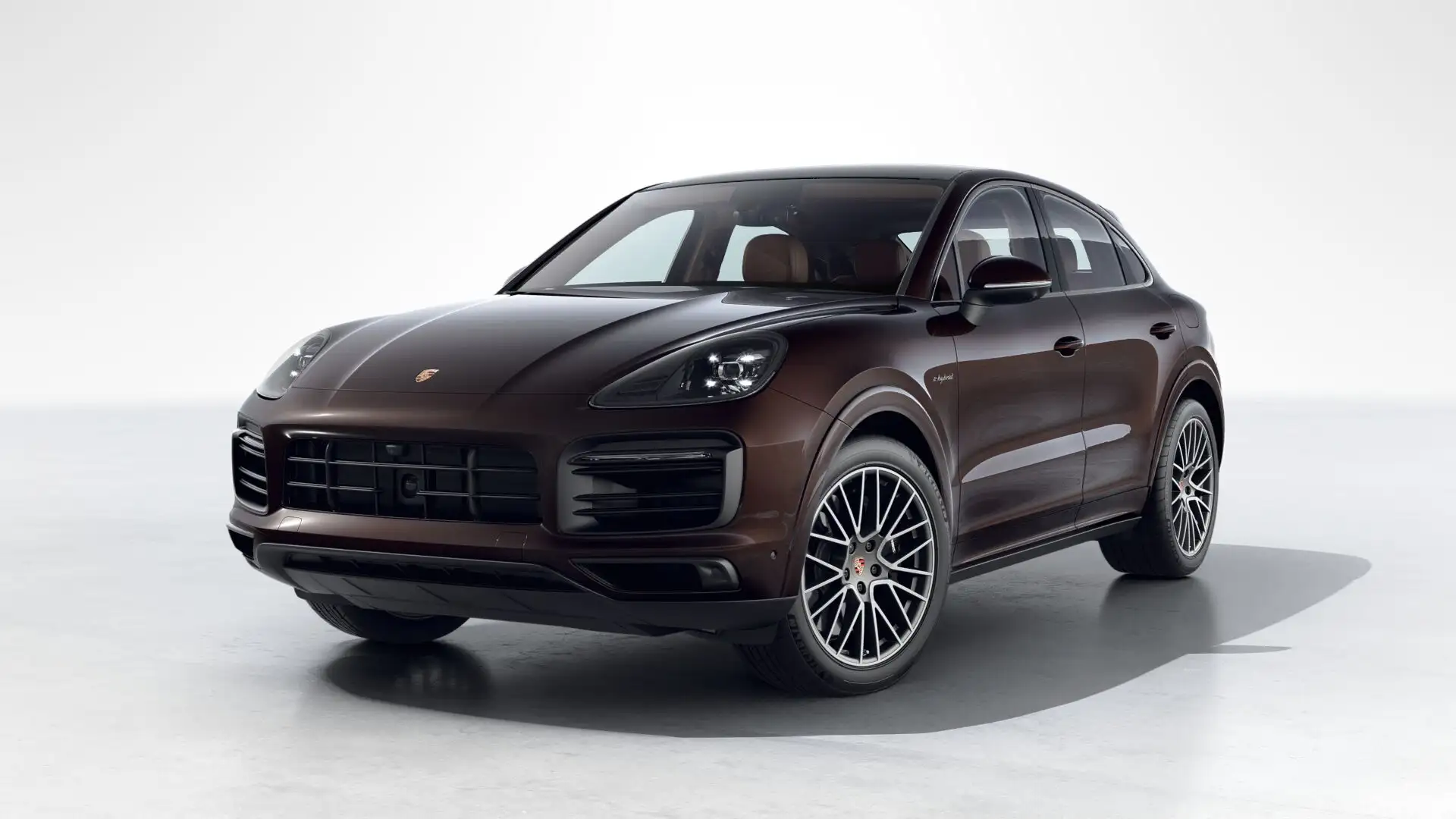 Porsche Cayenne E-Hybrid Coupé Platinum Edition Bruin - 1